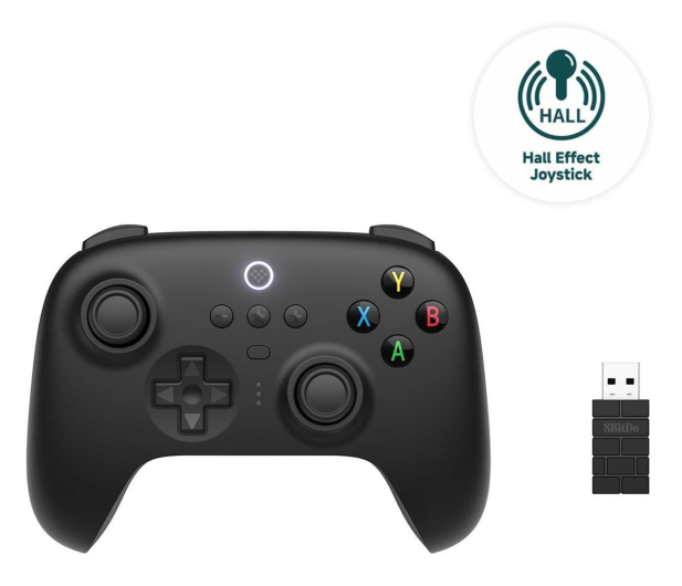 8BitDo Ultimate 2.4G Pad PC Hall Ed Black - 1243071 - zdjęcie 2